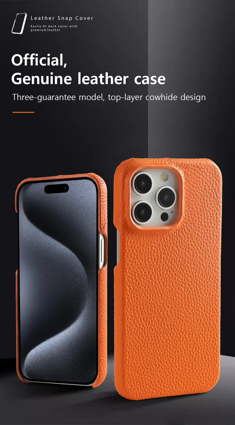 for Magsafe Case for iPhone 17 15 16 Pro Max Air 17Pro Natural Cowhide Lychee Leather Magnetic Protector Luxury Phone Back Cover