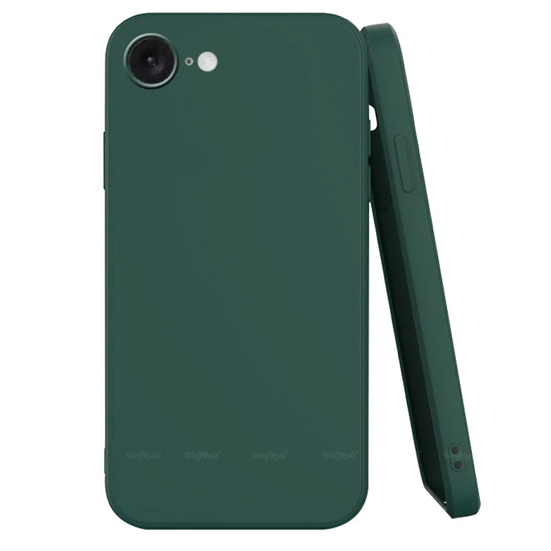 For Cover iPhone 16e Case For Apple iPhone 16e Capas New Liquid Silicone Bumper TPU Soft Cover For iPhone 16e iPhone16e Fundas