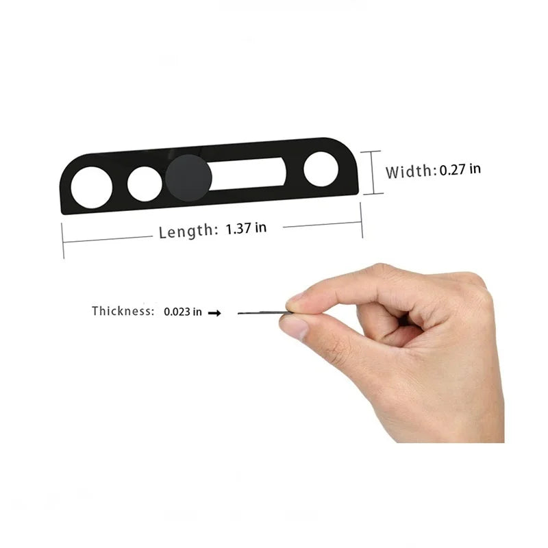 Utral Thin WebCam Cover Privacy Front Phone Lens Cover For iPhone XR 11 12 13 14 15 16 Pro Max Mini Camera Slider Protector Case