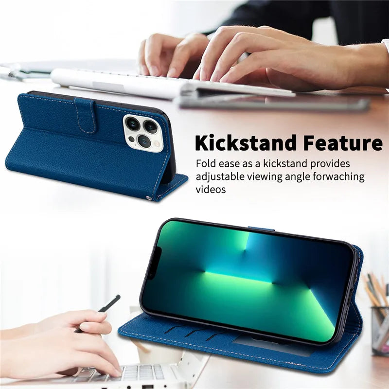 For iPhone Air Case iPhone 17 Case Wallet Leather Flip Cover For iPhone 17 Pro Max Phone Case Wallet Pouch Flip Fundas iPhone17
