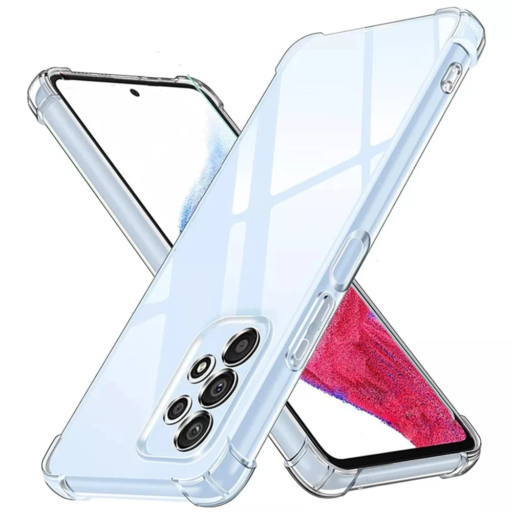 Clear Shockproof Phone Case For Samsung Galaxy S23 S22 S21 S20 FE Ultra S10 S9 S8 Plus S7 Edge Note 8 9 10 20 Plus Back Cover