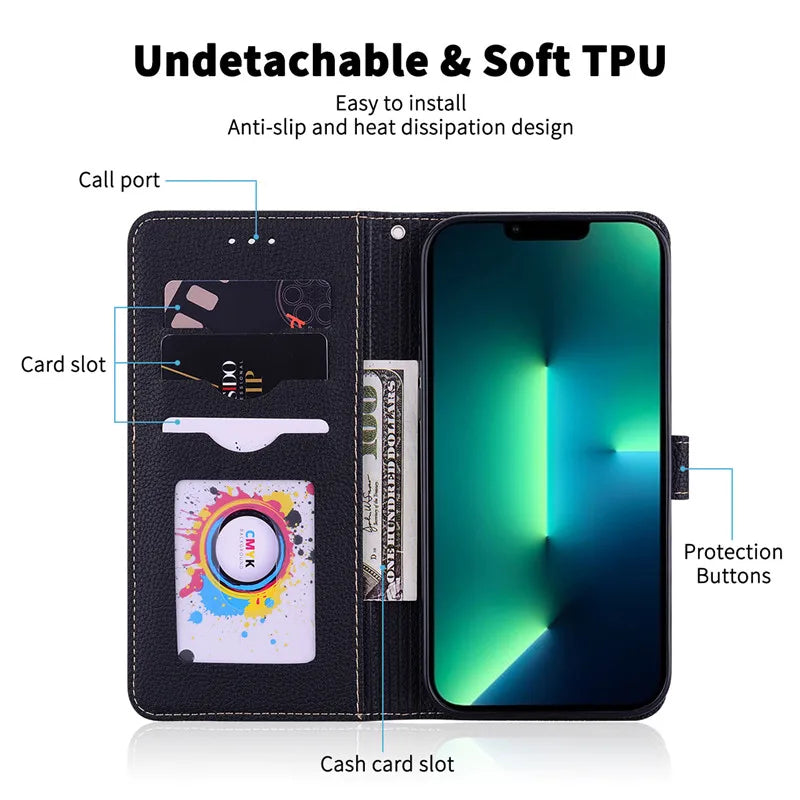 For iPhone Air Case iPhone 17 Case Wallet Leather Flip Cover For iPhone 17 Pro Max Phone Case Wallet Pouch Flip Fundas iPhone17