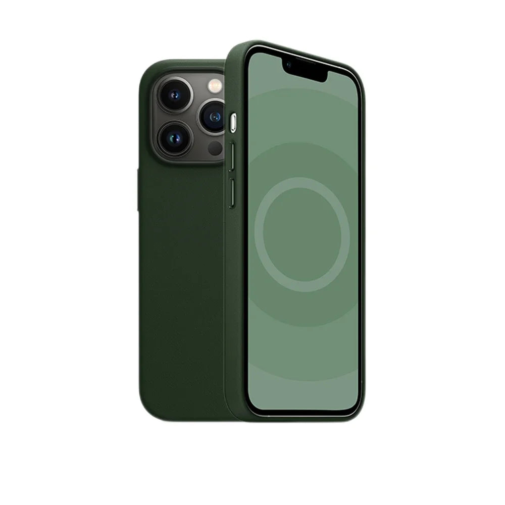 Original  Case Magsafe Leather Magnetic Case For iPhone 13 Pro Max Plus Case Wireless Charging Drop Protect Cover