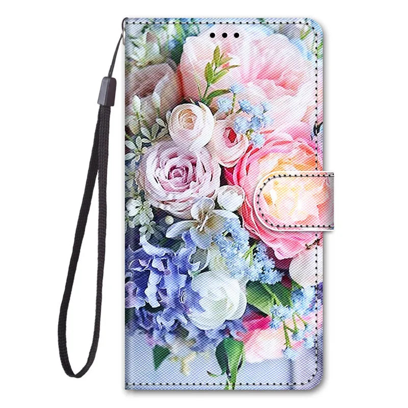 For iPhone 14 Pro Max Case Fashion PU Leather Flip Wallet Case on for Funda iPhone 11 12 13 14 Pro Max 14 Plus Phone Cover Coque