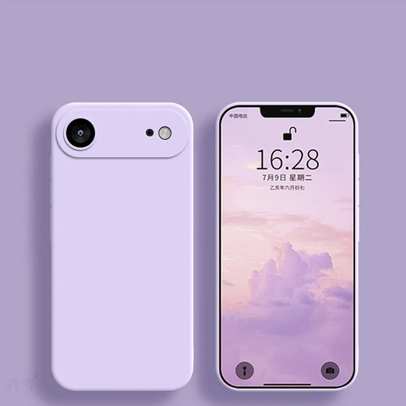 For iPhone 17 Air Case For Apple iPhone 17Air Cases Luxury TPU Anti-drop Liquid Silicone Protective Phone Cases iPhone17 Air