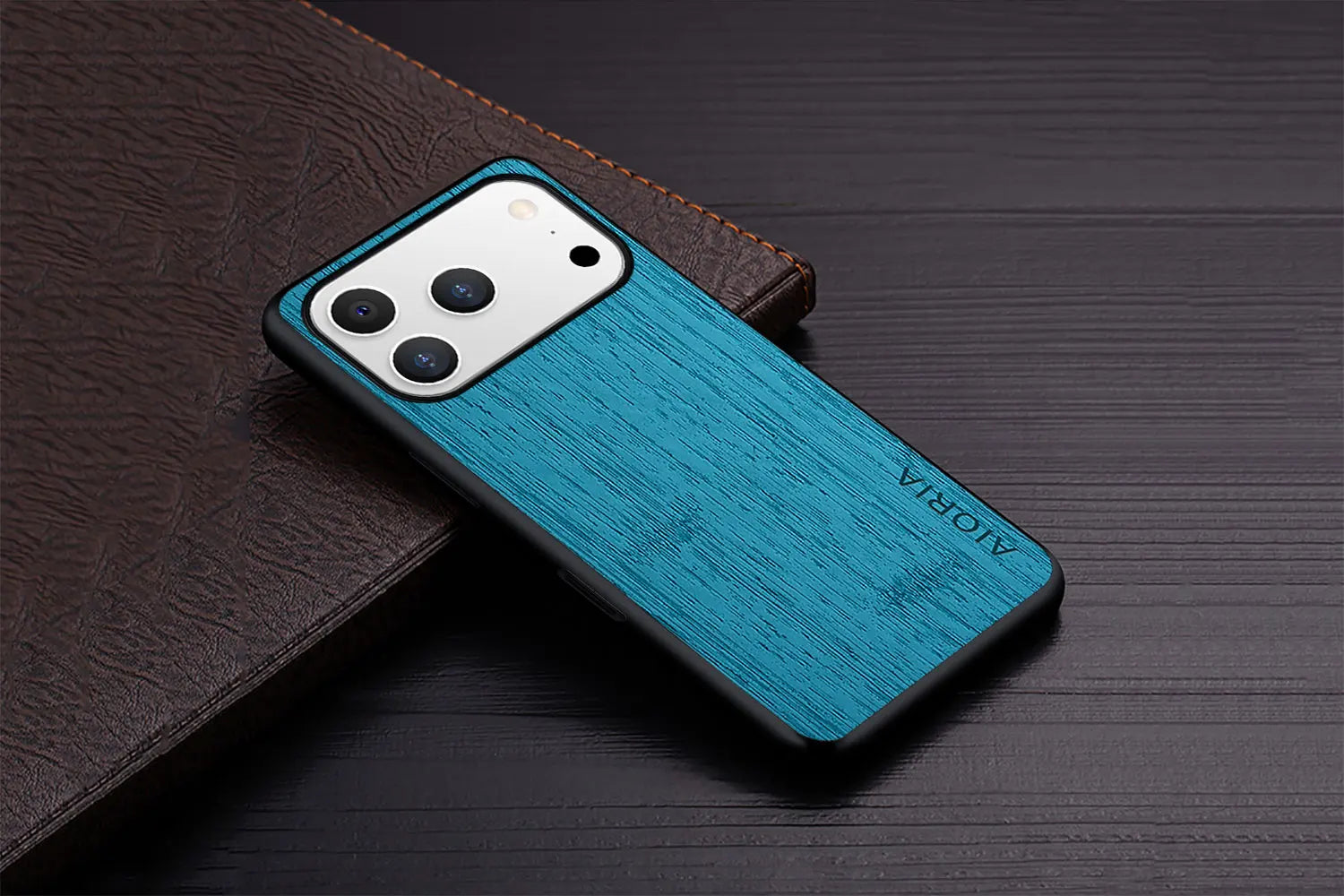Case for iPhone 17 Pro Max Air case bamboo wood pattern Leather cover funda for iPhone 17 Pro Max coque case capa