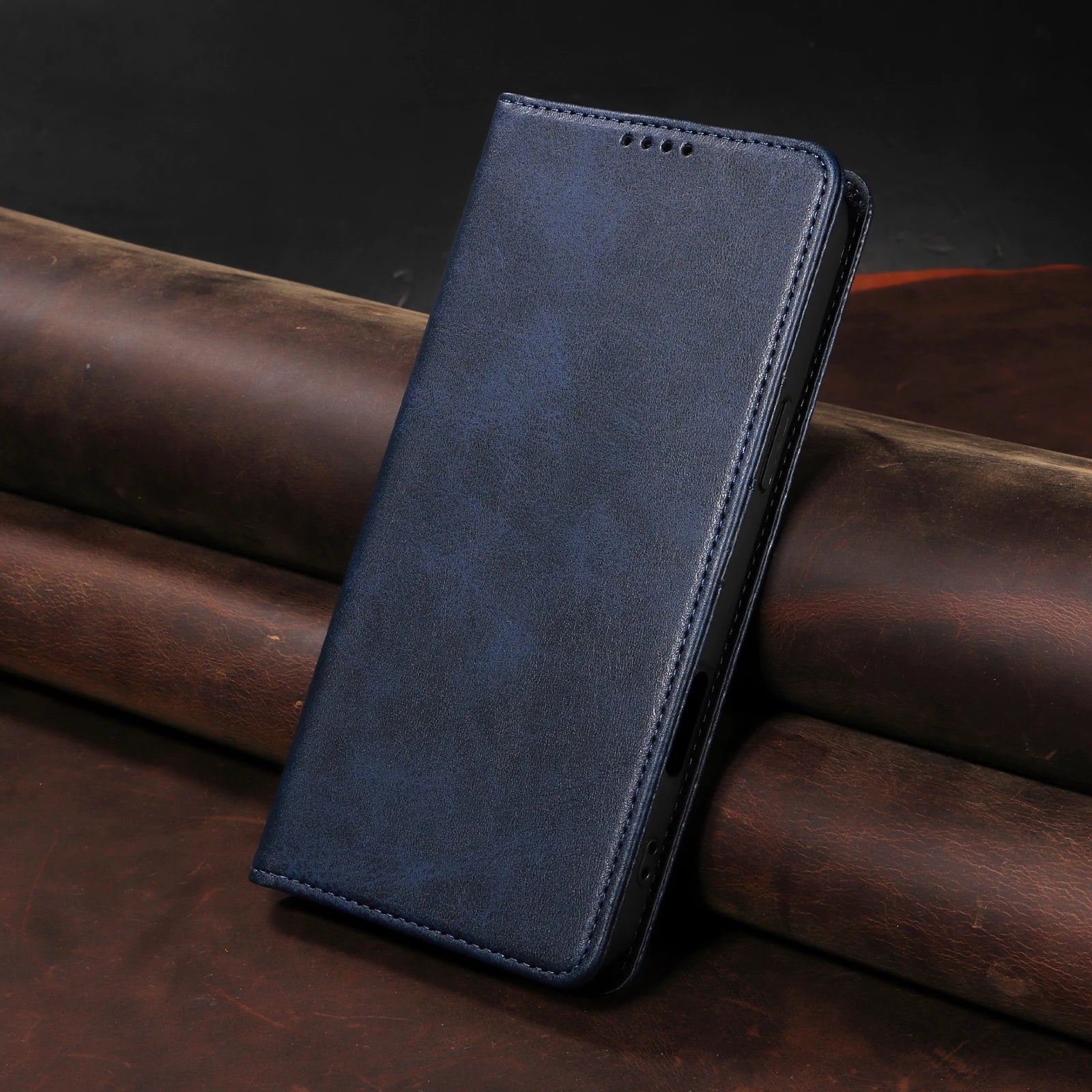 PU Leather Wallet Phone Case For iPhone 16E 16 Pro Max  15 Plus 14 13 12 Flip Cover Protective Magnetic With Picture Frame