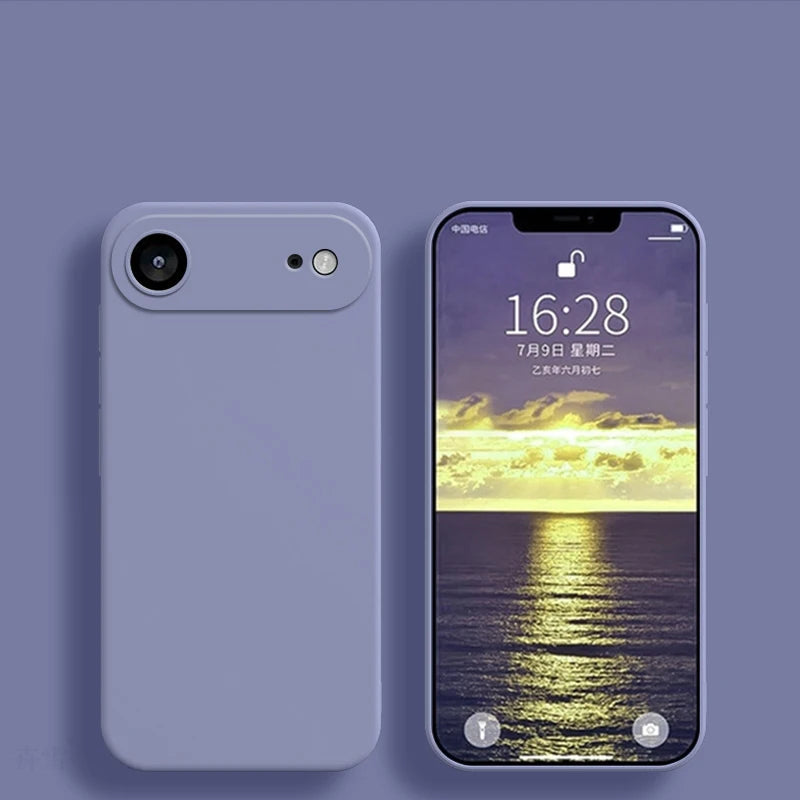 For iPhone 17 Air Case For Apple iPhone 17Air Cases Luxury TPU Anti-drop Liquid Silicone Protective Phone Cases iPhone17 Air