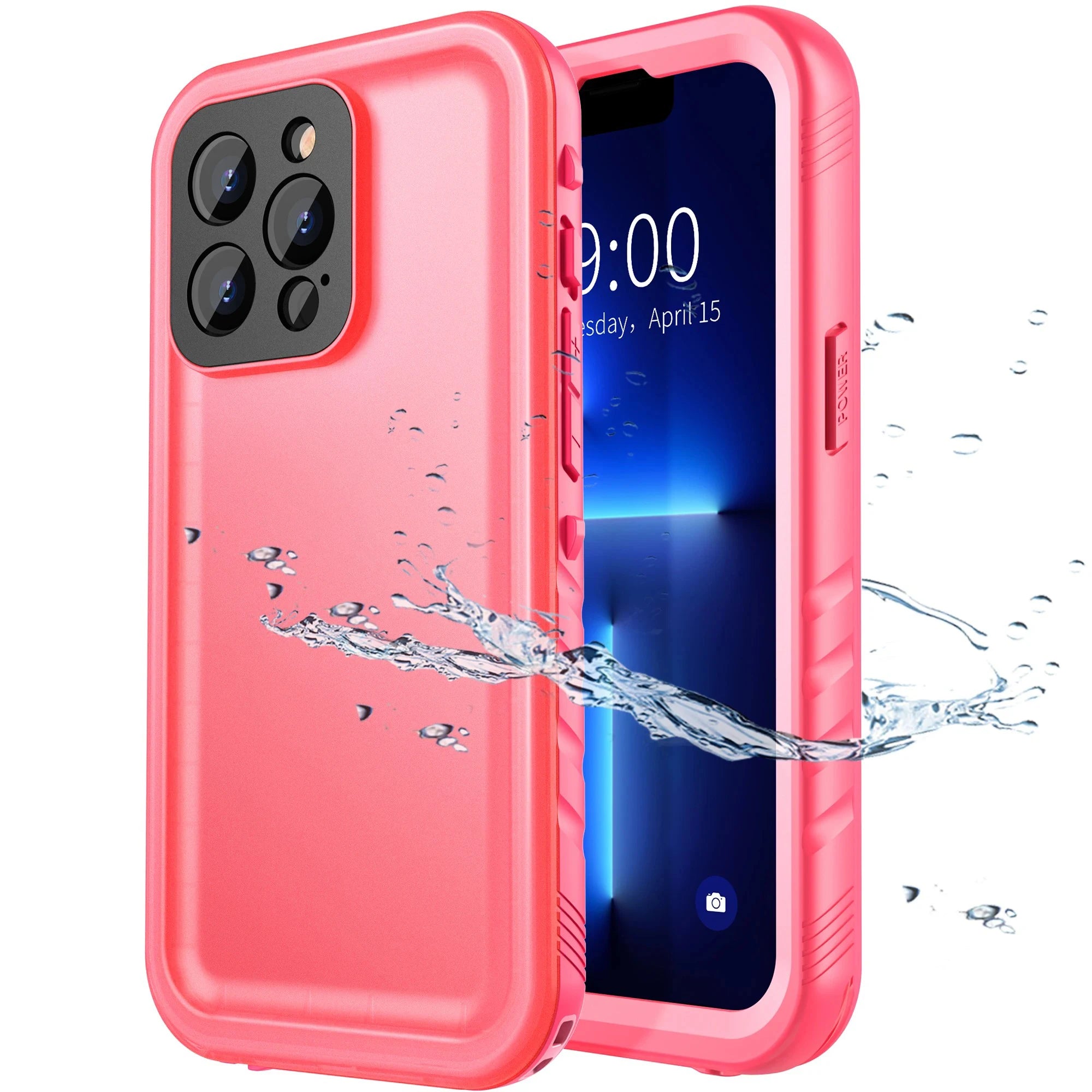 SPORTLINK Waterproof Case for iPhone 14 16 13 11 15 17 Pro Max SE 2nd 2020 3rd 2022 X 7 8 Shockproof Built-in Screen Protector