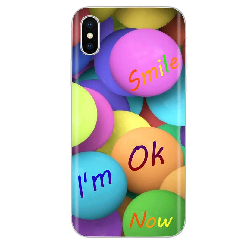 Cute Animal Flower Silicone Case for Iphone XR Case X Xs Max Simple Silicone Case for Iphone X Xs Max Xr Soft Cover Coque Shell