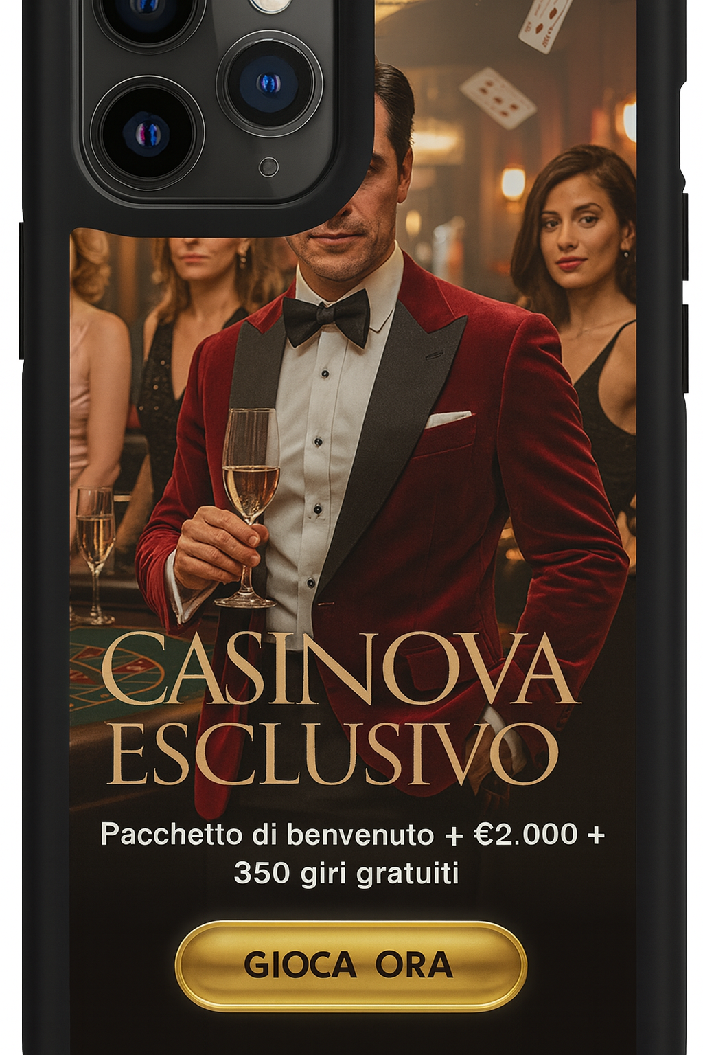 Custodia “Casinova Esclusivo” – Lusso e Stile da Tavolo Verde