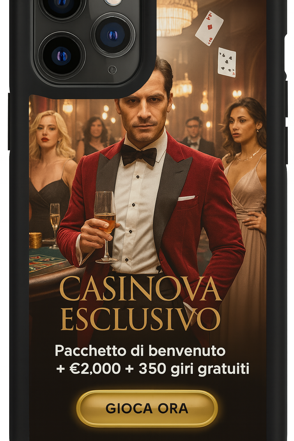 Custodia “Casinova Esclusivo” – Lusso e Stile da Tavolo Verde