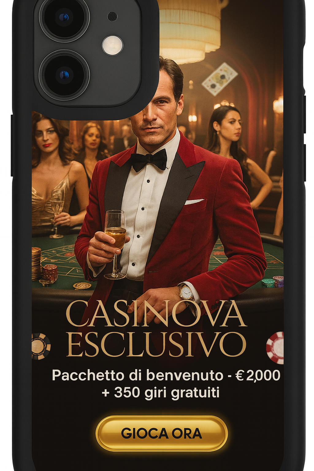 Custodia “Casinova Esclusivo” – Lusso e Stile da Tavolo Verde