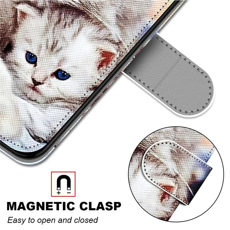 For iPhone 14 Pro Max Case Fashion PU Leather Flip Wallet Case on for Funda iPhone 11 12 13 14 Pro Max 14 Plus Phone Cover Coque
