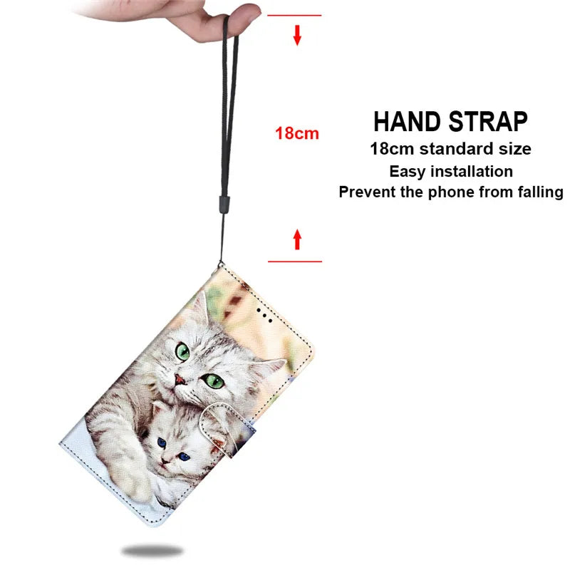 For iPhone 14 Pro Max Case Fashion PU Leather Flip Wallet Case on for Funda iPhone 11 12 13 14 Pro Max 14 Plus Phone Cover Coque