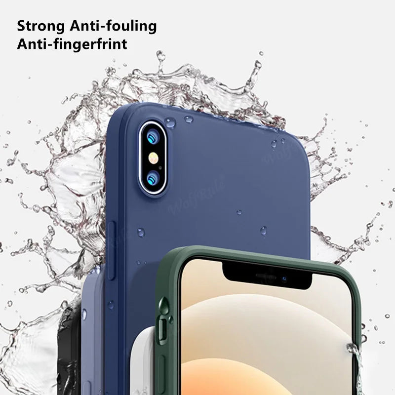 For Cover iPhone 16e Case For Apple iPhone 16e Capas New Liquid Silicone Bumper TPU Soft Cover For iPhone 16e iPhone16e Fundas