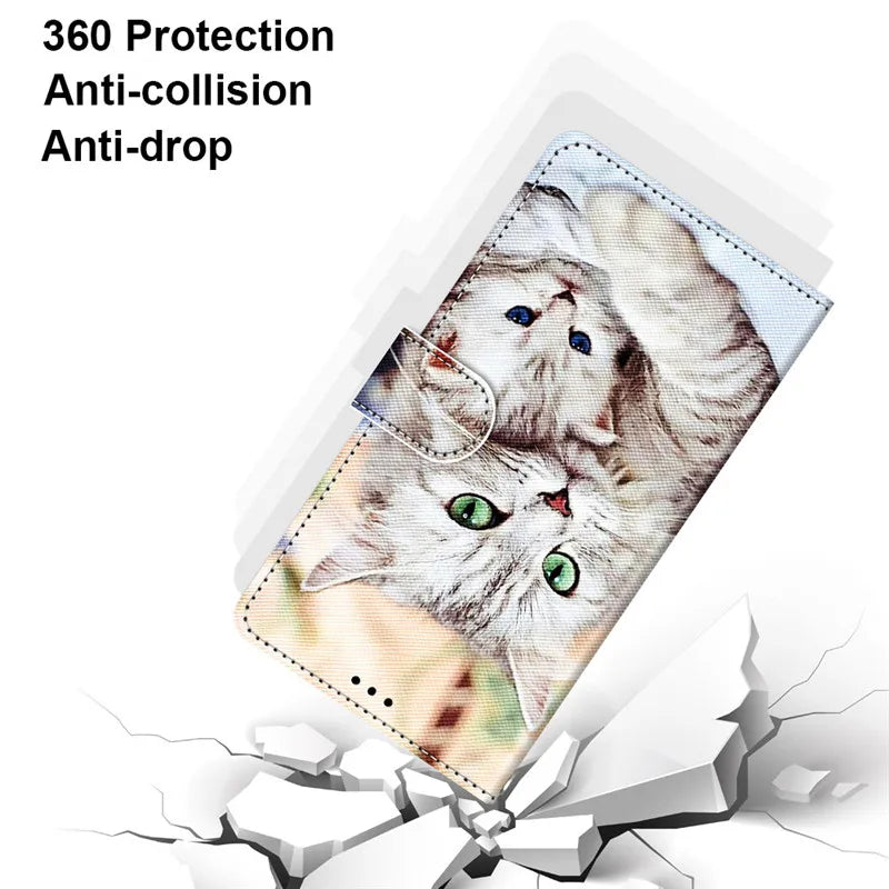 For iPhone 14 Pro Max Case Fashion PU Leather Flip Wallet Case on for Funda iPhone 11 12 13 14 Pro Max 14 Plus Phone Cover Coque