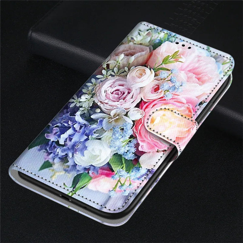 For iPhone 14 Pro Max Case Fashion PU Leather Flip Wallet Case on for Funda iPhone 11 12 13 14 Pro Max 14 Plus Phone Cover Coque