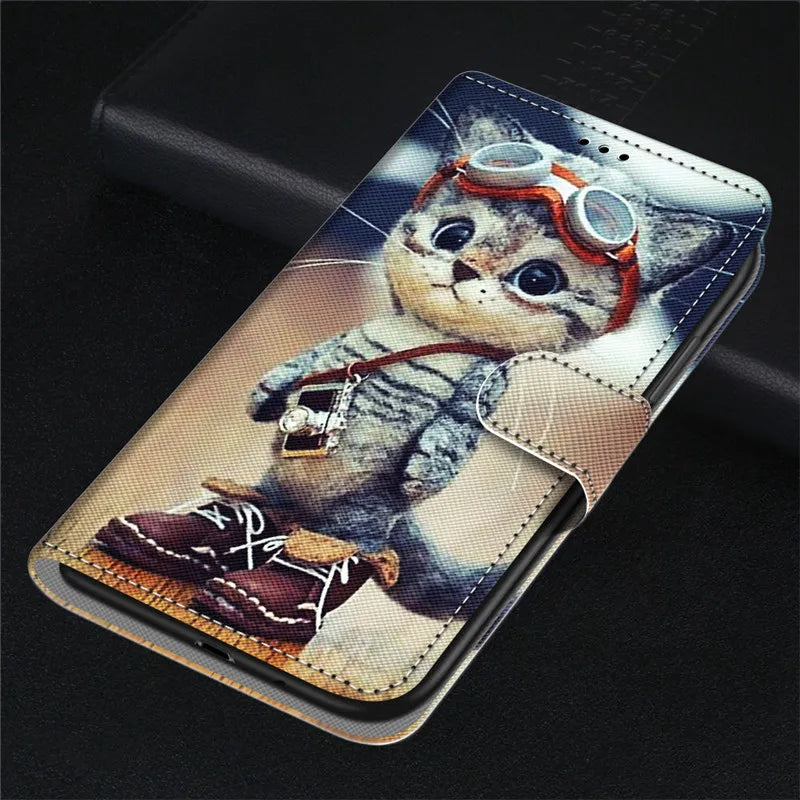 For iPhone 14 Pro Max Case Fashion PU Leather Flip Wallet Case on for Funda iPhone 11 12 13 14 Pro Max 14 Plus Phone Cover Coque