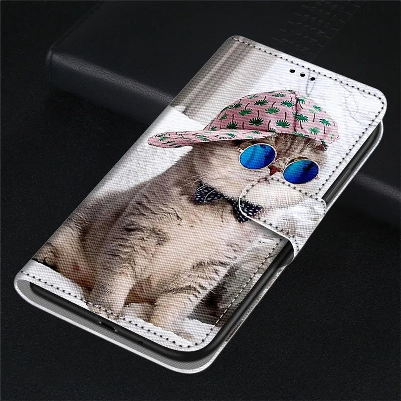 For iPhone 14 Pro Max Case Fashion PU Leather Flip Wallet Case on for Funda iPhone 11 12 13 14 Pro Max 14 Plus Phone Cover Coque