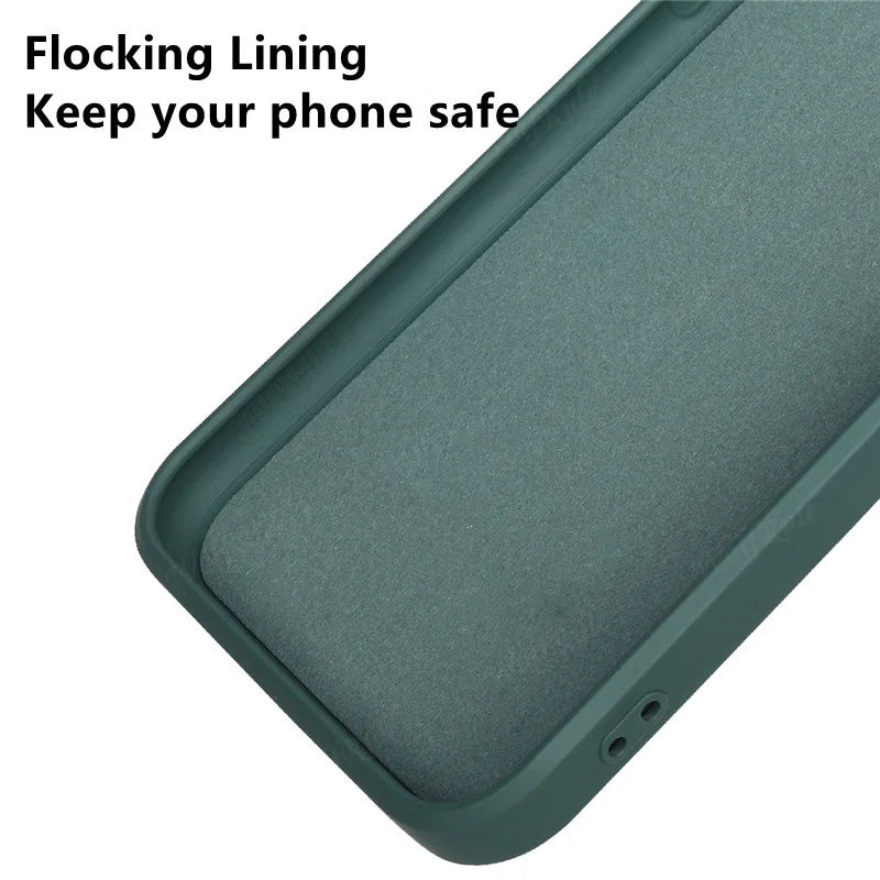For Cover iPhone 16e Case For Apple iPhone 16e Capas New Liquid Silicone Bumper TPU Soft Cover For iPhone 16e iPhone16e Fundas