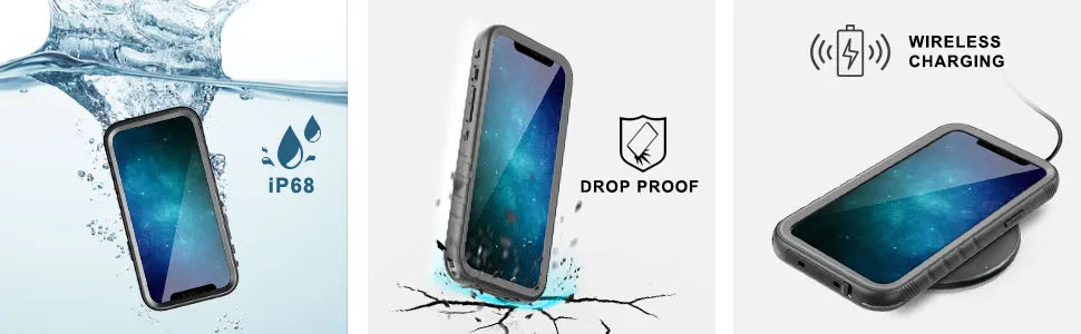 SPORTLINK Waterproof Case for iPhone 14 16 13 11 15 17 Pro Max SE 2nd 2020 3rd 2022 X 7 8 Shockproof Built-in Screen Protector