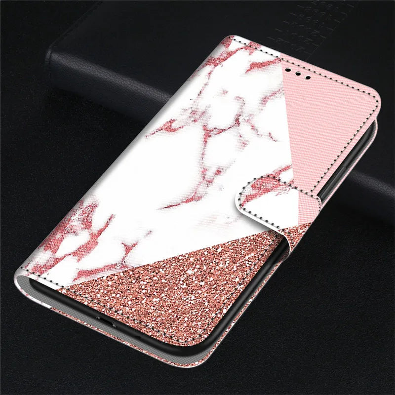For iPhone 14 Pro Max Case Fashion PU Leather Flip Wallet Case on for Funda iPhone 11 12 13 14 Pro Max 14 Plus Phone Cover Coque