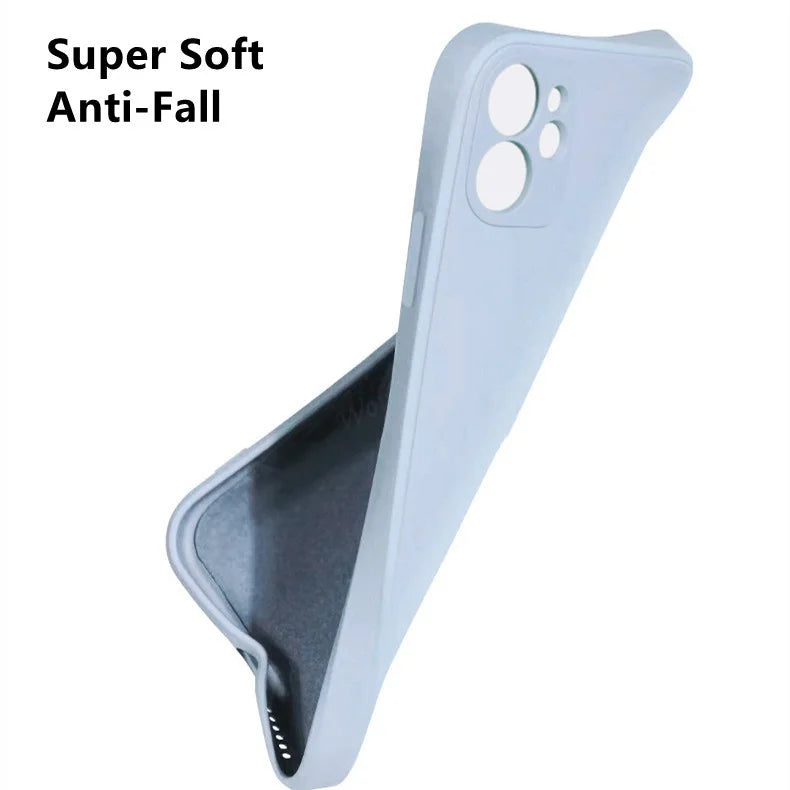 For Cover iPhone 16e Case For Apple iPhone 16e Capas New Liquid Silicone Bumper TPU Soft Cover For iPhone 16e iPhone16e Fundas