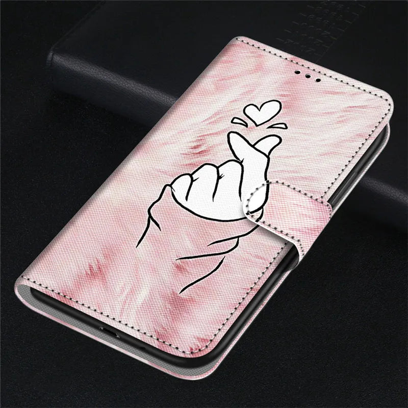 For iPhone 14 Pro Max Case Fashion PU Leather Flip Wallet Case on for Funda iPhone 11 12 13 14 Pro Max 14 Plus Phone Cover Coque
