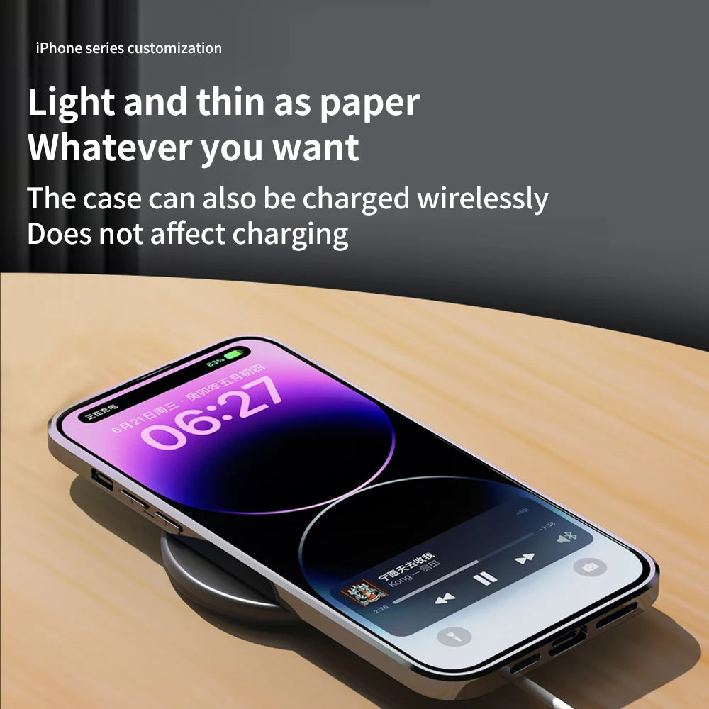 Genuine Cowhide Leather Phone Case for iPhone 16 14 11 12 13 15 Pro Max Plus 16Pro Luxury Plating Full Lens Protection Cover