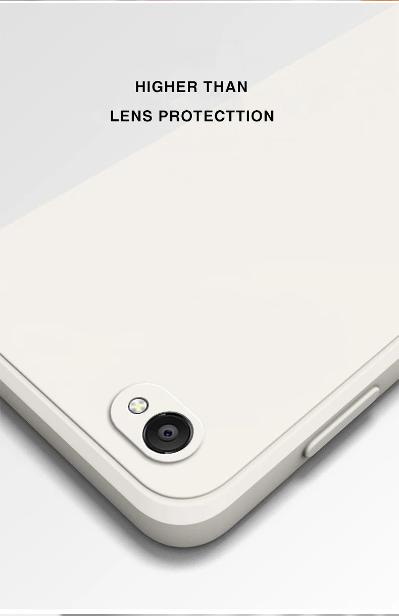 Square Liquid Silicone Soft Case For iphone 6 6s 7 8 Plus SE 2020 2022 Siquare Luxury Classic Phone Cover Funda