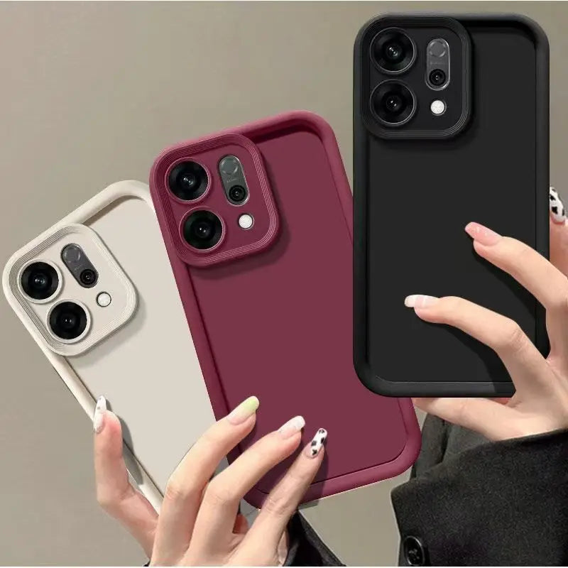 For OPPO Reno14 Case OPPO Reno 14 5G Phone Case OPPO Reno14 CPH2737 Anti fall protection Luxury Matte Soft Cover ﻿