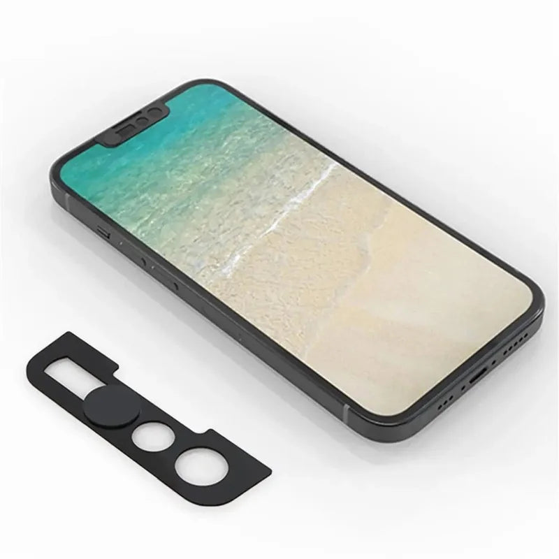 Utral Thin WebCam Cover Privacy Front Phone Lens Cover For iPhone XR 11 12 13 14 15 16 Pro Max Mini Camera Slider Protector Case