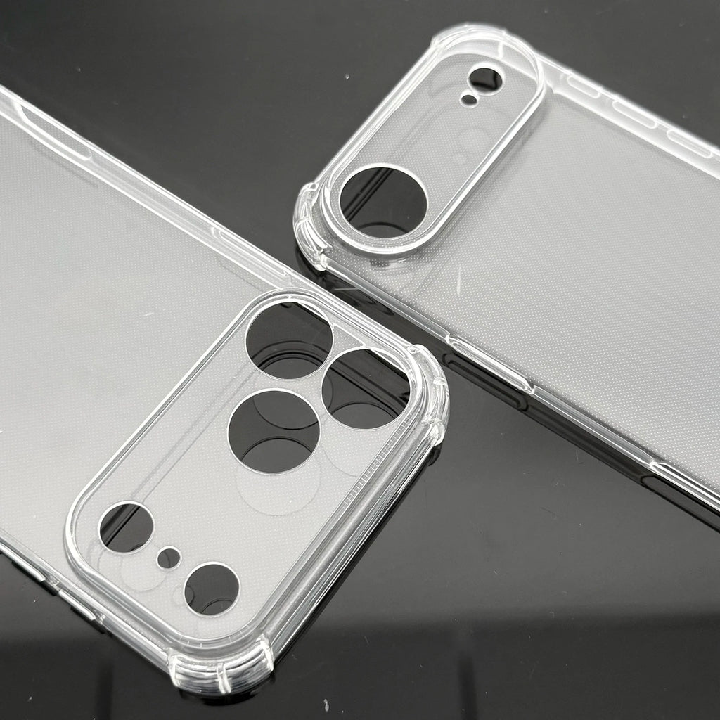 Transparent Phone Cases for IPhone 17/17 Air/17 Pro/17 ProMax Corner Protection Shockproof Anti-scratch Clear Phone Covers