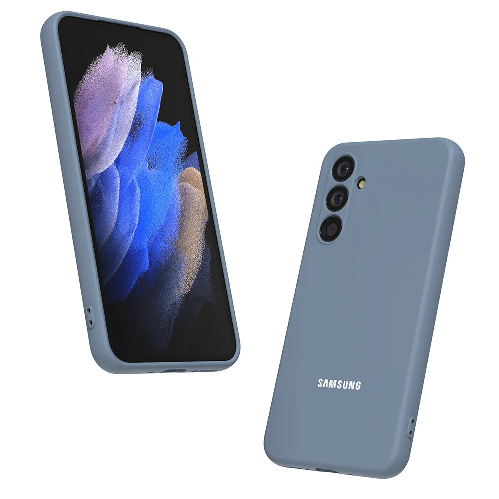 For Samsung Galaxy A17 A55 A35 A25 A15 A05S A56 A36 A26 A16 A06 Case Liquid Silicone Phone Back Cover For A54 A34 24 14 23 Shell