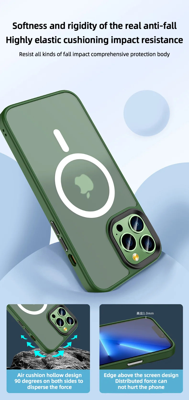 Matte Translucent Frosted Case For IPhone 17 16 15 14 13 11 12 11 Pro Max Plus Magnetic Case For Magsafe Wireless Charging Cover