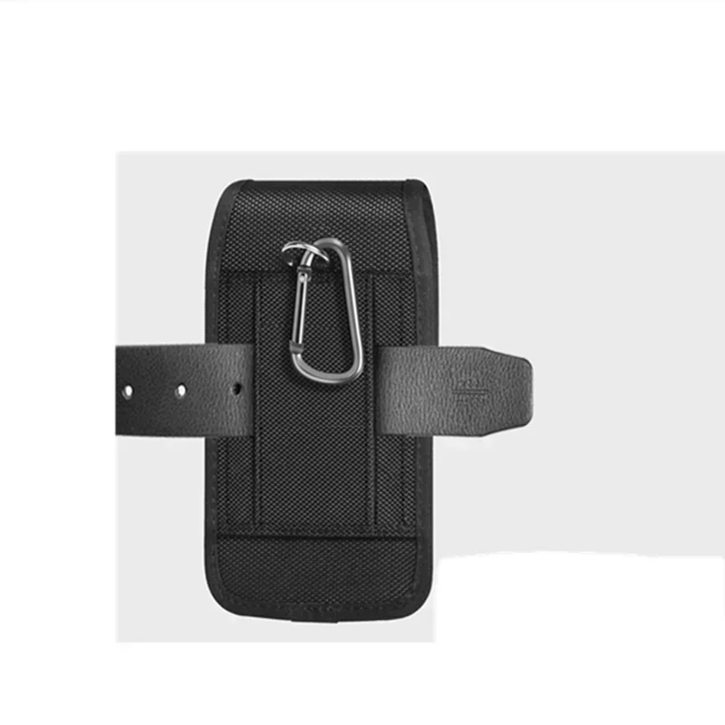 Mobile Phone Pocket Men Women Small Nylon Cell Phone Holster Storage Waist Fanny Pack Purse With BeltLoop Bum Bag 4 Size