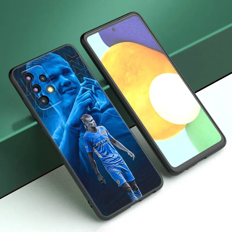 Neymar Mbappe Football Phone Case For Samsung A13 A22 A24 A32 4G A33 A34 A35 A52S A53 A54 A55 A73 5G A06 A12 A14 A15 A23 A51
