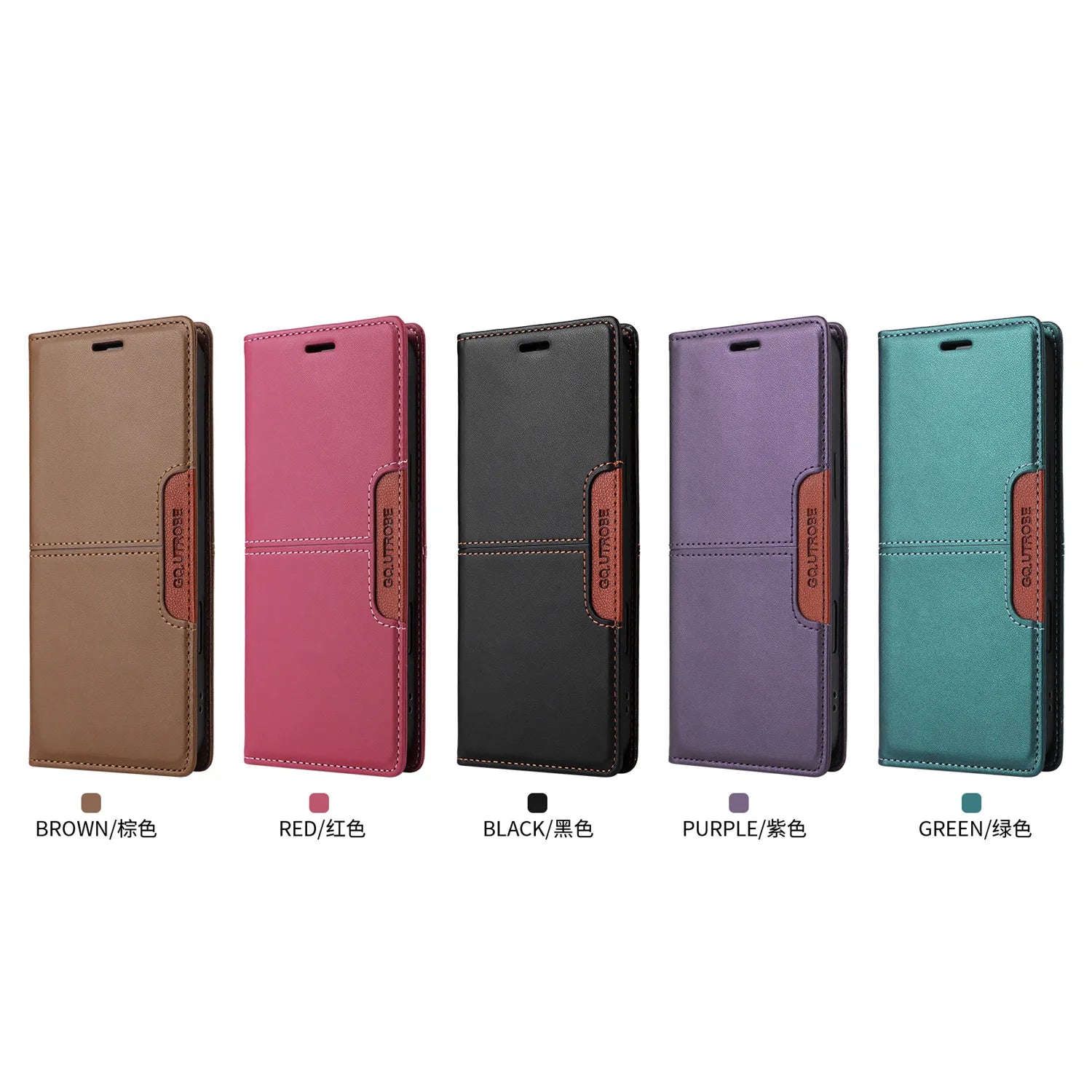 Leather Flip Phone Case For Samsung Galaxy S10 Plus S20 S21 FE S22 S23 S24 S25 Note20 Ultra Magnetic Wallet Bracket Protect Cove