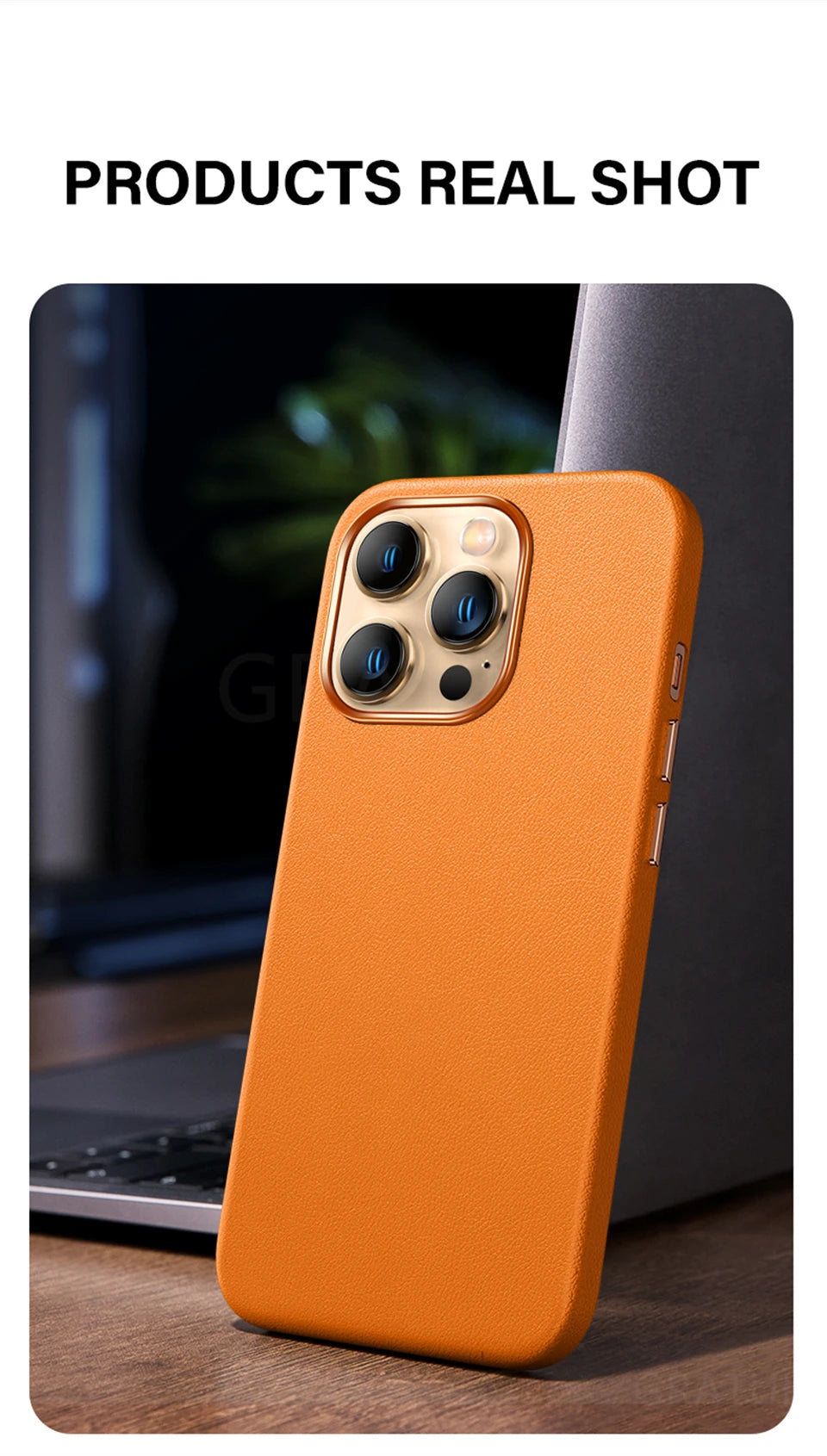 Official Original Animated Leather Cases for iPhone 16 13 14 15 Pro Max for Magsafe Magnetic Wireless Charging Cover For 15 Plus