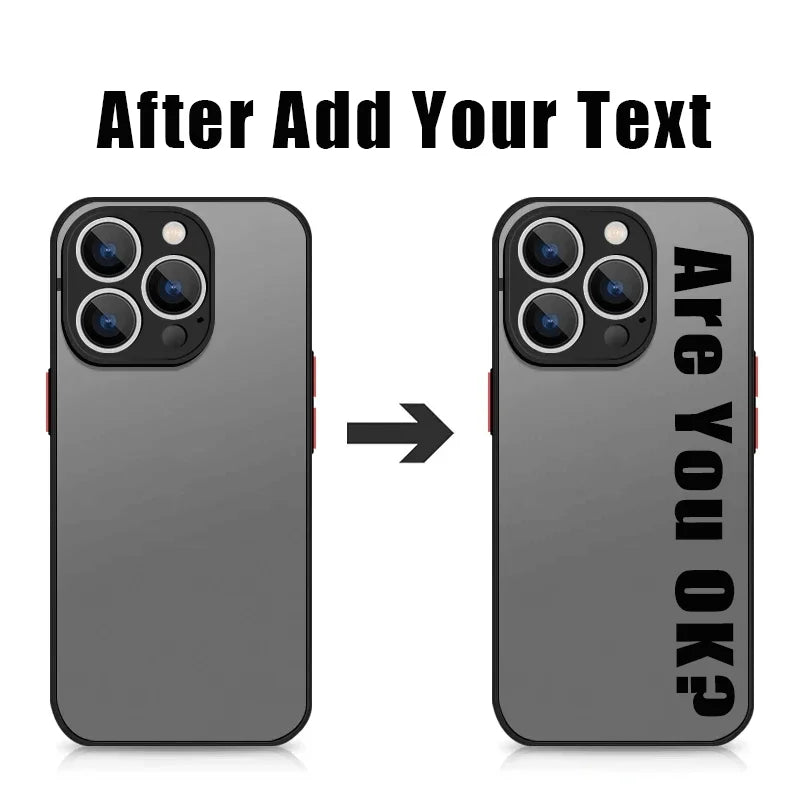 Personalized DIY Customized Name Photo Phone Case For iPhone 16 15 Pro Max 14 13 12 11 Pro Max X XR 7 8 Shockproof Acrylic Cover