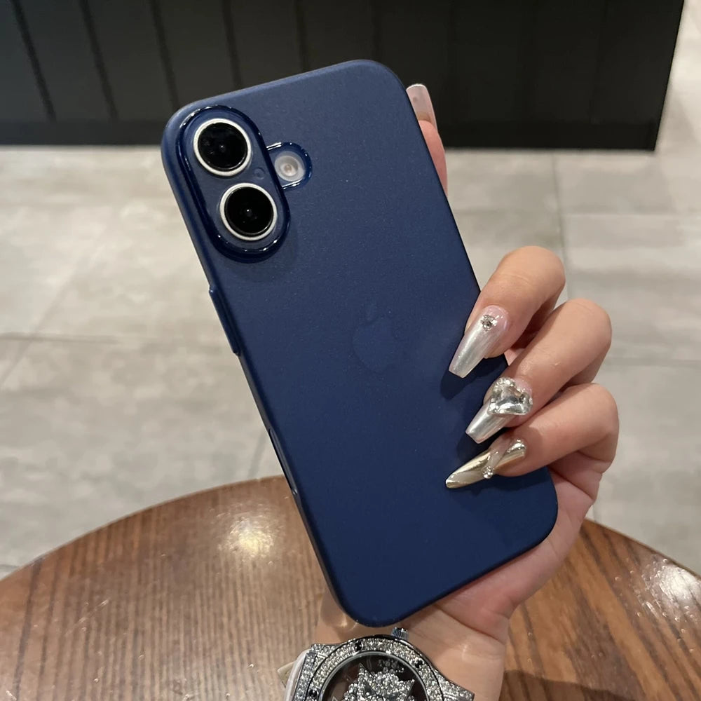 Ultra Thin PP Case For iPhone 17 16 15 14 13 12 11 Pro Max 16 15 Plus Matte Cover For iPhone 17 Air Slim Clear Shockproof Case