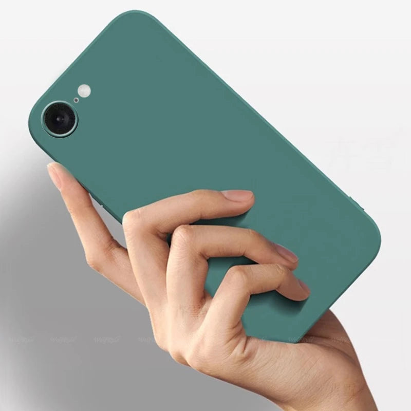 For Cover iPhone 16e Case For Apple iPhone 16e Capas New Liquid Silicone Bumper TPU Soft Cover For iPhone 16e iPhone16e Fundas