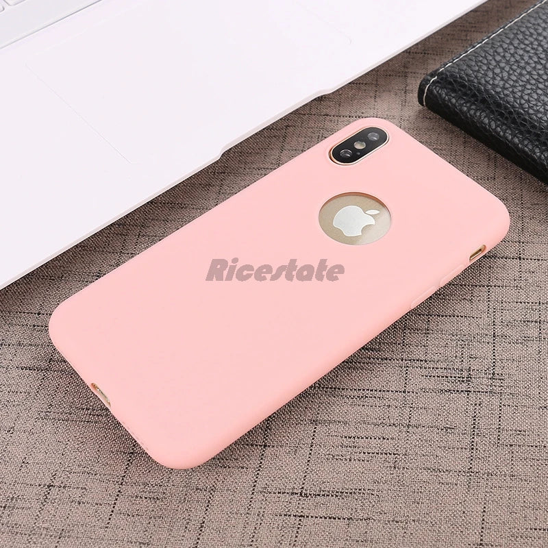 Silicon Case For iPhone 6 6s 7 8 Plus 7Plus 8Plus SE 2020 iphone 11 12 13 Pro X XS MAX XR mini Gel Cell Phone Cover Casing Coque