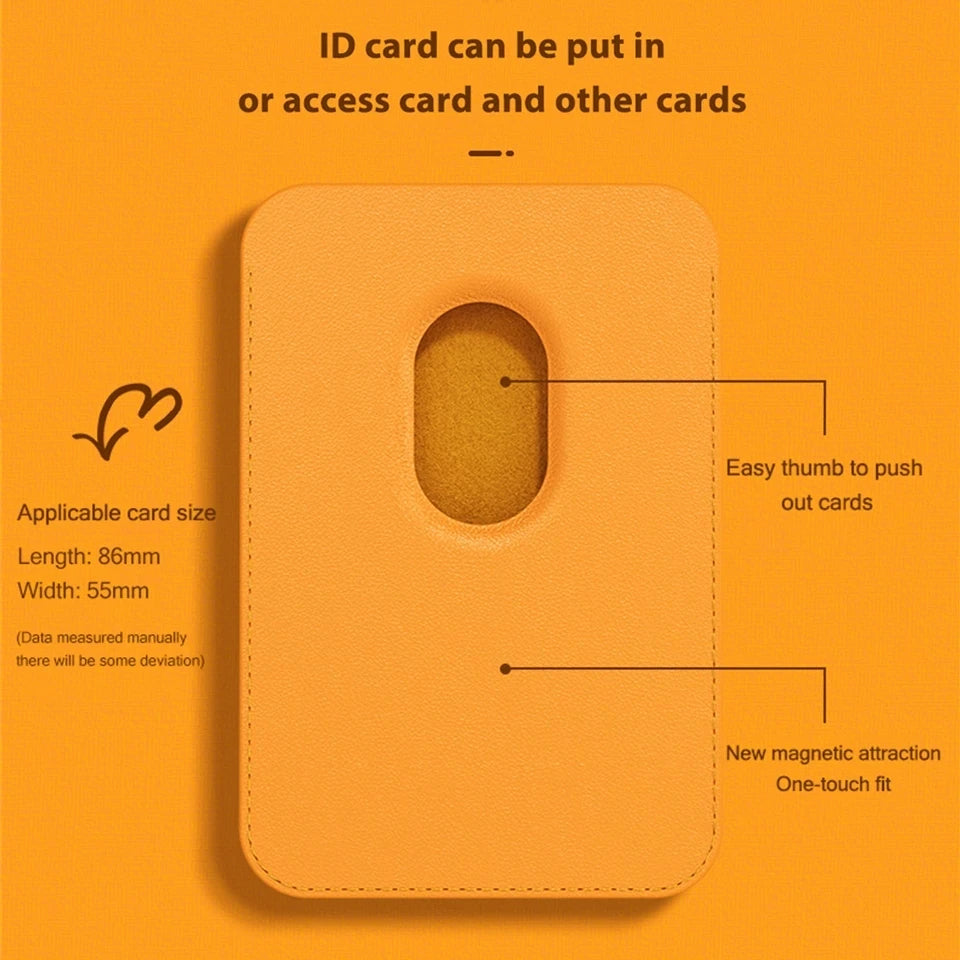 For Magsafe Leather Wallet For APPLE iPhone 16 12 13 14 15 17 Pro Max Plus Magnetic Card Holder Case Cover Accessories With Box