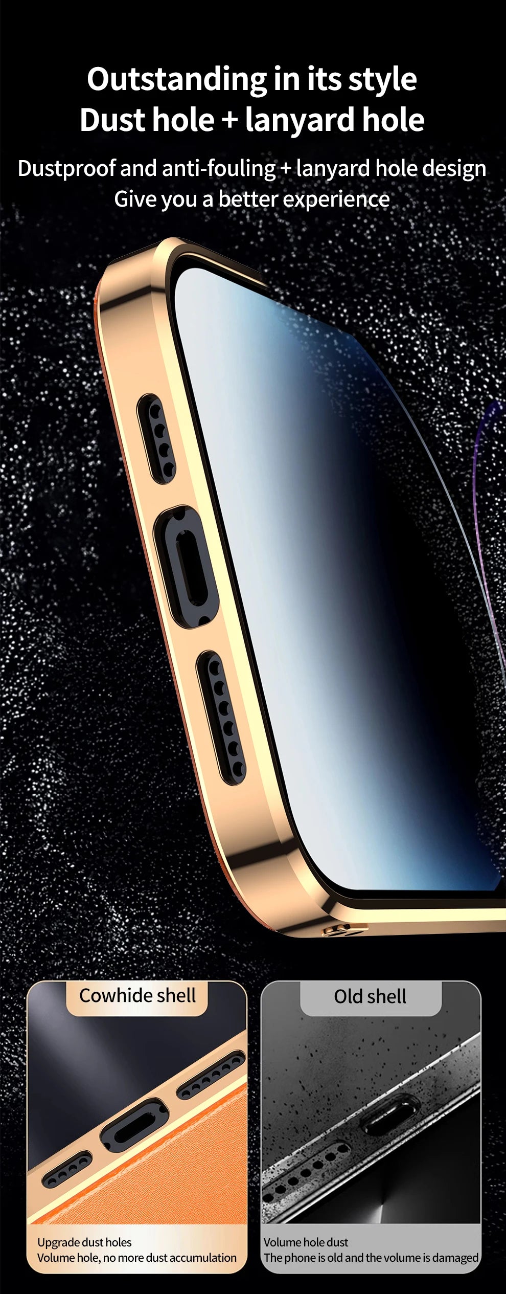 Genuine Cowhide Leather Phone Case for iPhone 16 14 11 12 13 15 Pro Max Plus 16Pro Luxury Plating Full Lens Protection Cover