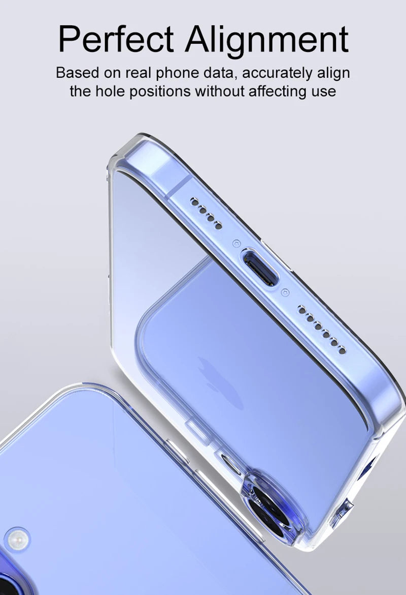 New Ultra Thin Soft Silicone Case For iPhone 16 Pro Max Plus Crystal Clear Transparent Full Cover Shell 16pro Promax 16plus