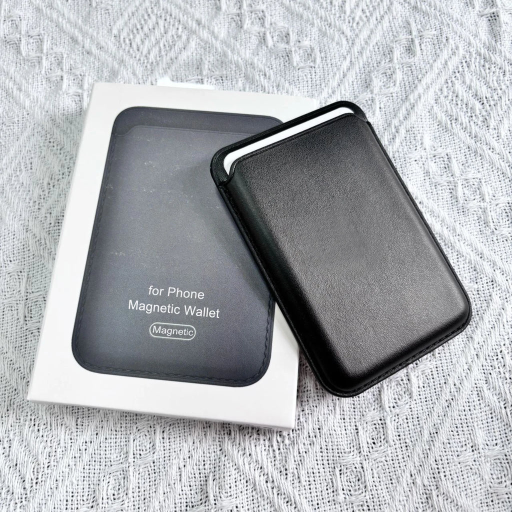 For Magsafe Leather Wallet For APPLE iPhone 16 12 13 14 15 17 Pro Max Plus Magnetic Card Holder Case Cover Accessories With Box