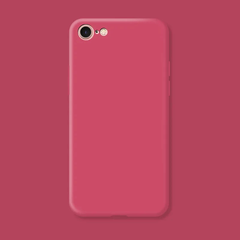 Original Case For iphone 7 8 SE 2020 2022 Shockproof TPU Liquid Silicone Protective Phone Back Cover for iphone 7 8 SE2 SE3 Case