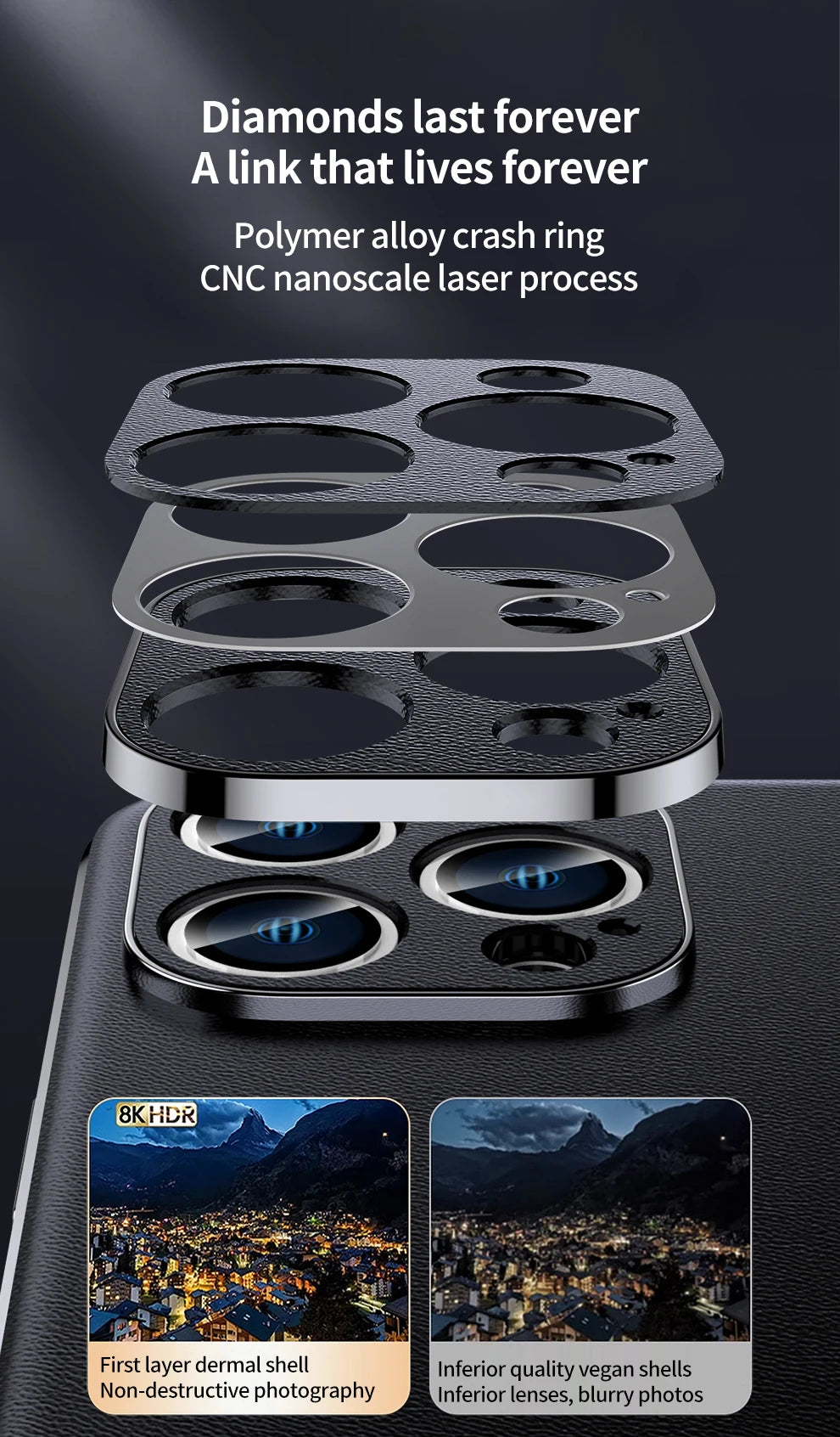 Genuine Cowhide Leather Phone Case for iPhone 16 14 11 12 13 15 Pro Max Plus 16Pro Luxury Plating Full Lens Protection Cover